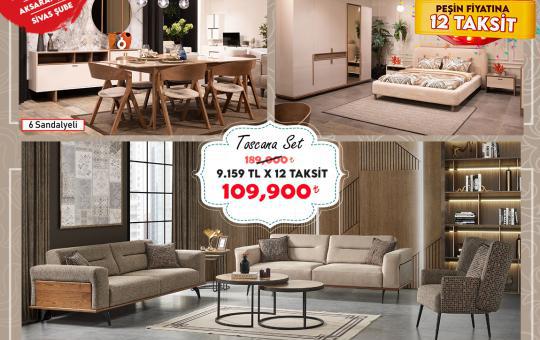 TOSCANA DÜĞÜN PAKETİ (PEŞİN.FİYATINA 12TAKSİT)